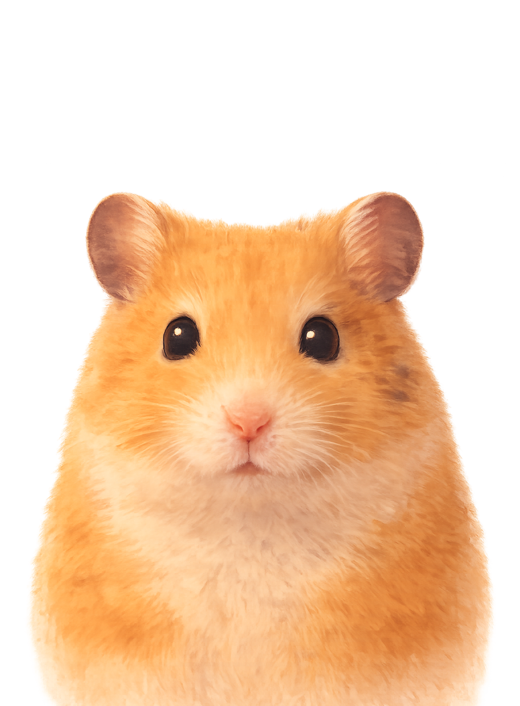 Ritratto del criceto Nocciola in stile Portofino