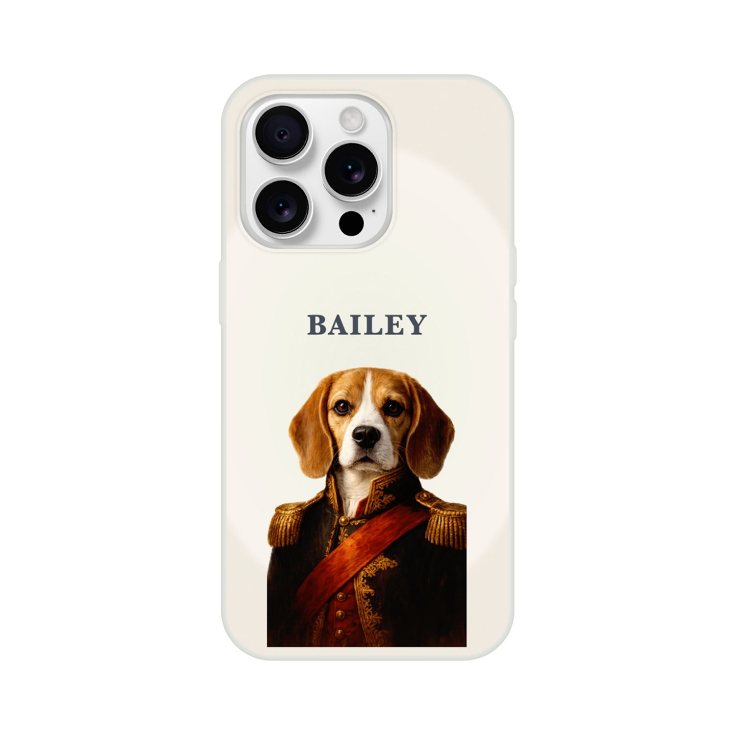 Mockup cover del beagle Bailey